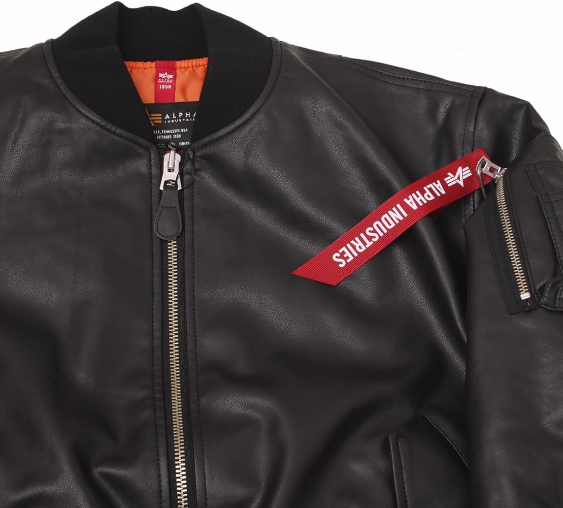 ayuki 専用 ALPHA アルファインダストリーズ フェイクレザーMA-1 ayuki