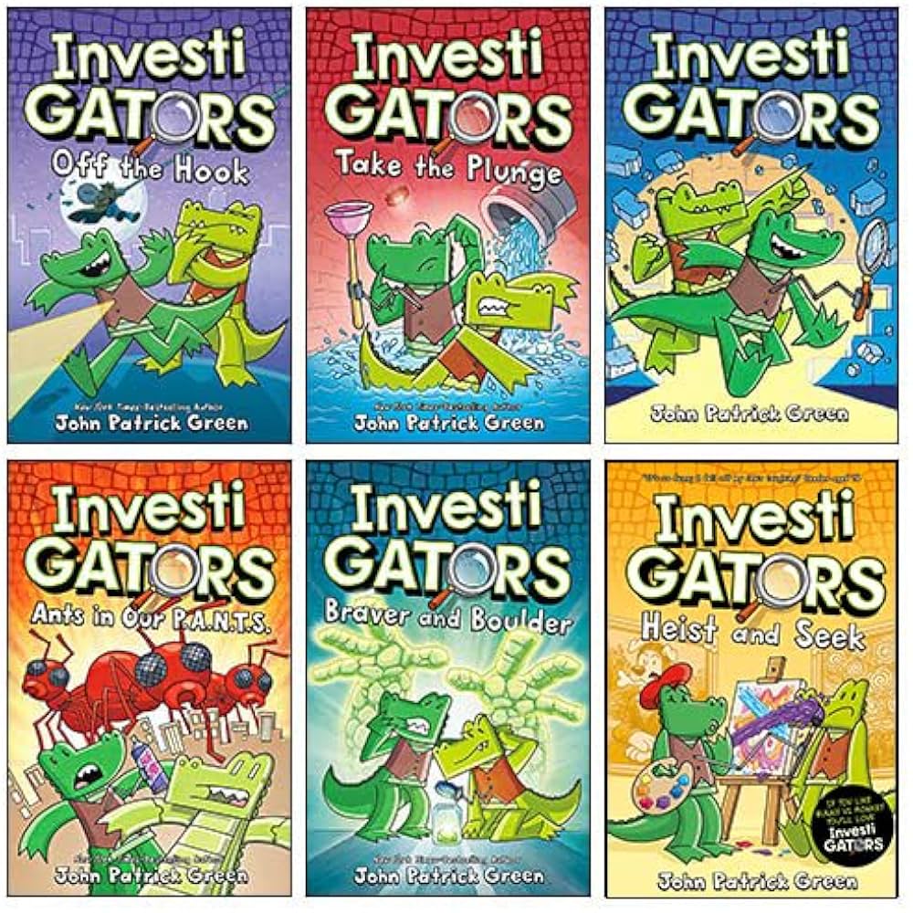 Amazon.com: InvestiGators Series 6 Books Collection Set By John