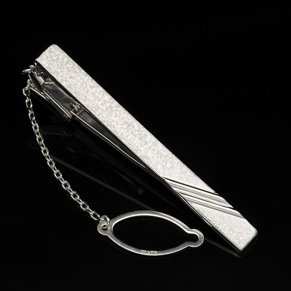 Amazon | ビズオン BizON K18 ホワイトゴールド ネクタイピン 18金