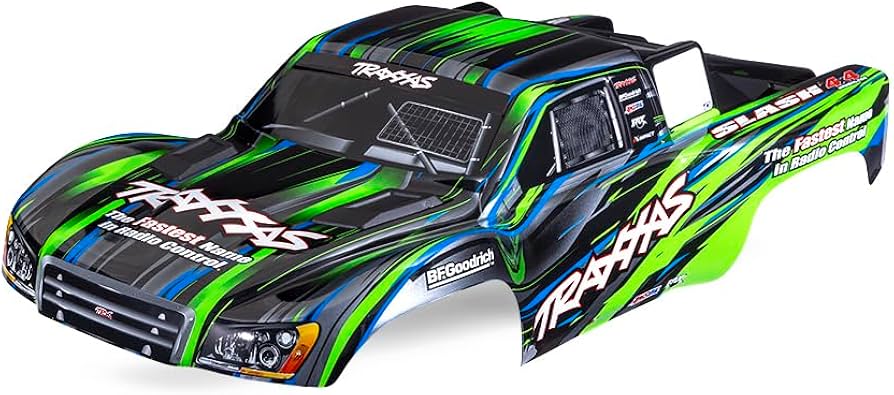 Amazon.com: Traxxas 6932-GRN - Slash 4x4 Body, Green : Toys & Games