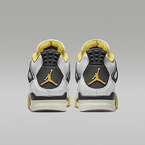 Amazon.com | NIKE Jordan Women's 4 “Vivid Sulfur” Size 6.5 White