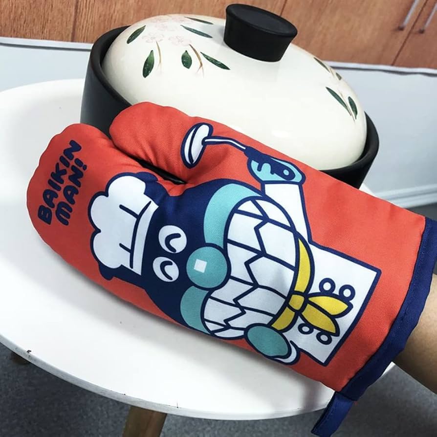 Amazon.co.jp: アンパンマン 耐熱鍋つかみ 耐熱ミトン オーブンミトン
