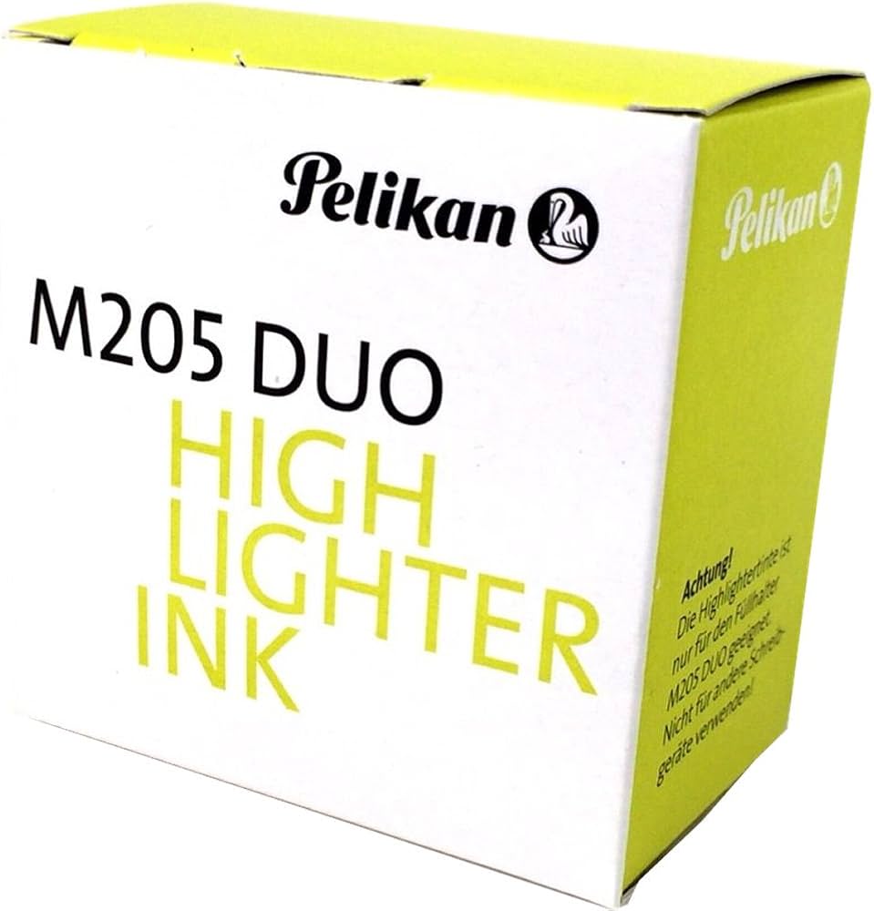 Amazon | Pelikan ペリカン ボトルインク M205 DUO ハイライター