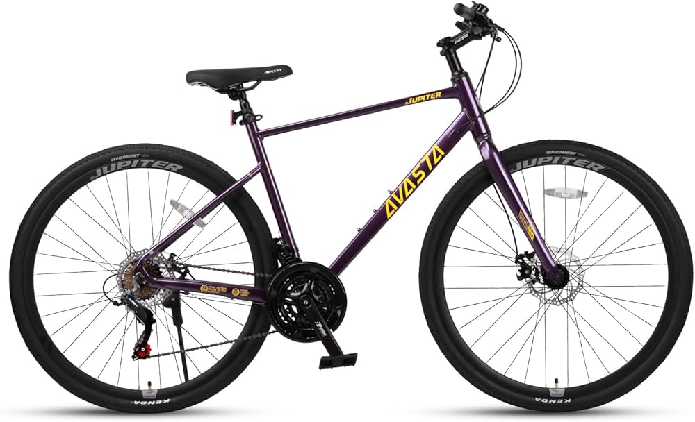 Amazon.co.jp: AVASTA Lightweight Cross Bike, Hybrid Bicycle, 27.5