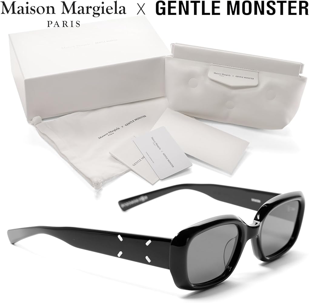 Amazon | [ジェントルモンスター] Maison Margiela MM106-01 ブラック