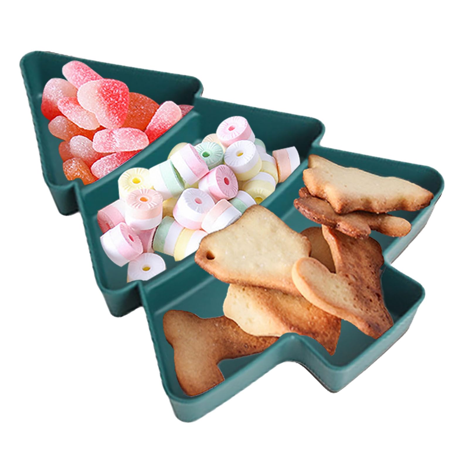 Amazon.co.jp: クリスマスツリー型プレート プラスチック クリスマス