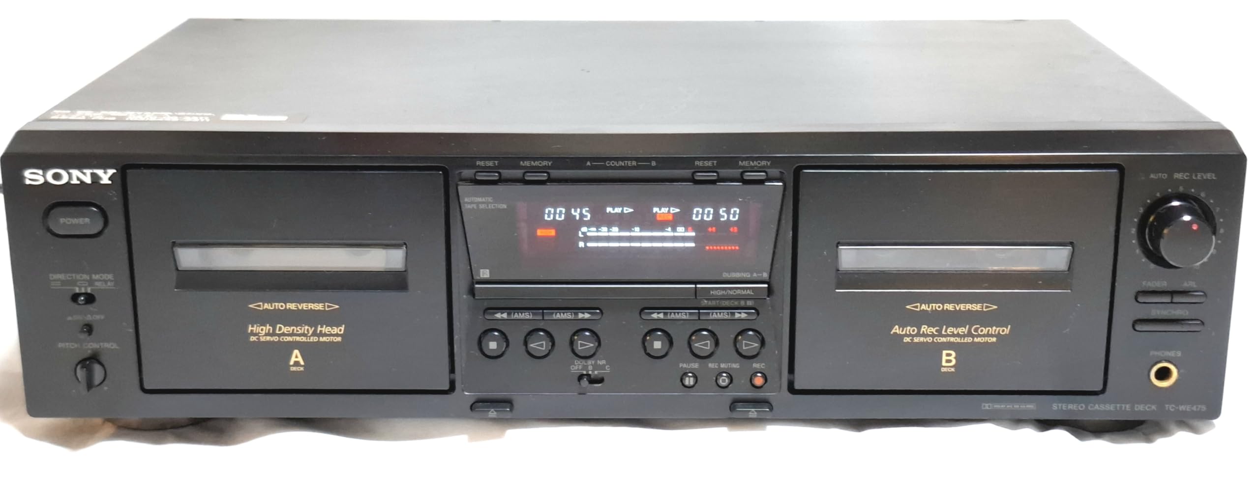Amazon.co.jp: SONY TC-WE475 ツインリバースカセットデッキ : 家電