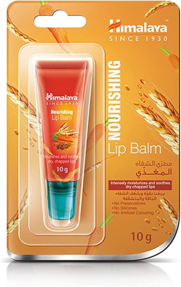 Himalaya Nourishing Lip Balm with Wheat Germ Oil & Carrot Seed Oil