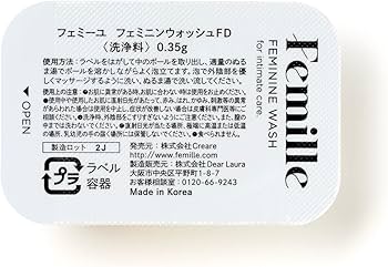 Amazon | Femille フェミーユ フェミニンウォッシュFD 16packs 無香料