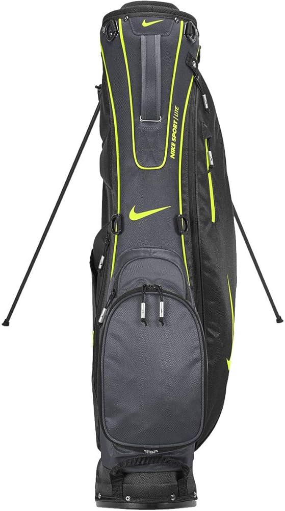 Amazon | ナイキ(NIKE) ゴルフバッグ ブラック×ボルト フリーサイズ