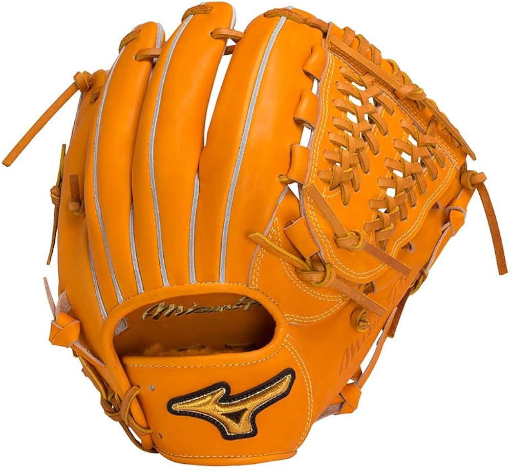 Mizuno Pro 軟式用レザーグローブ オレンジ ビックM Mizuno Pro 軟式用