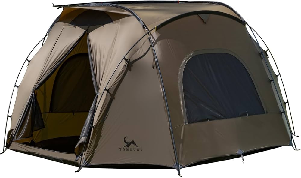 Amazon.co.jp: 【在庫一掃】ドームテント 大型 シェルターテント 20D