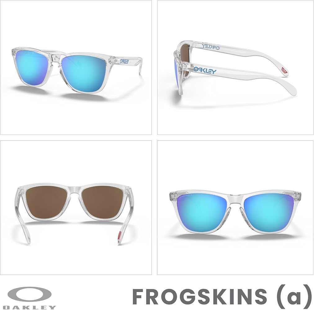 Amazon.com: OAKLEY Frogskins (a) OO9245 9245A7 54MM Crystal Clear