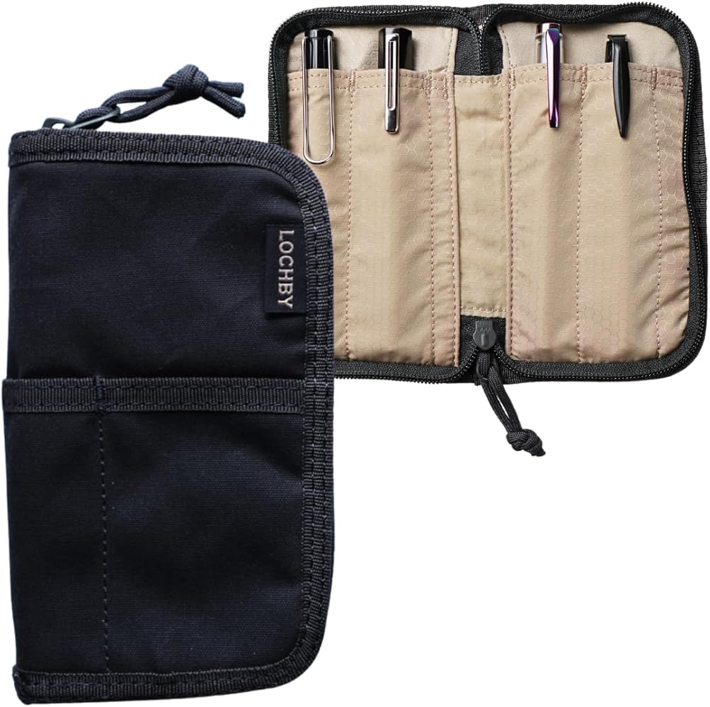 Amazon.com: LOCHBY® Quattro | Slim and Elegant Pen Pouch, Durable