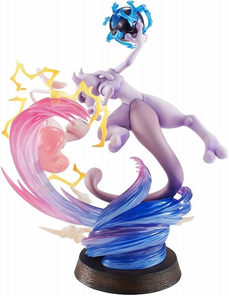 ミュウツー フィギュア 薄紫色 ミュウツー フィギュア 紫色 付属