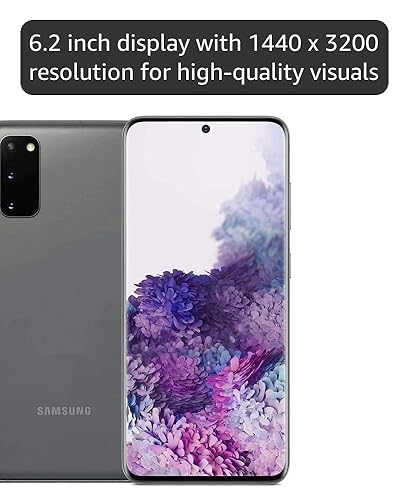 Amazon.com: Samsung Galaxy S20 5G, 128GB, Cosmic Gray - Unlocked