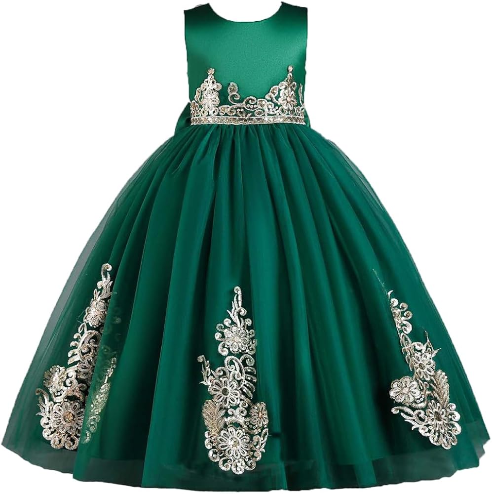 Amazon | [FORPEND] 子供ドレス ピアノ発表会 結婚式 刺繍 120 130 140
