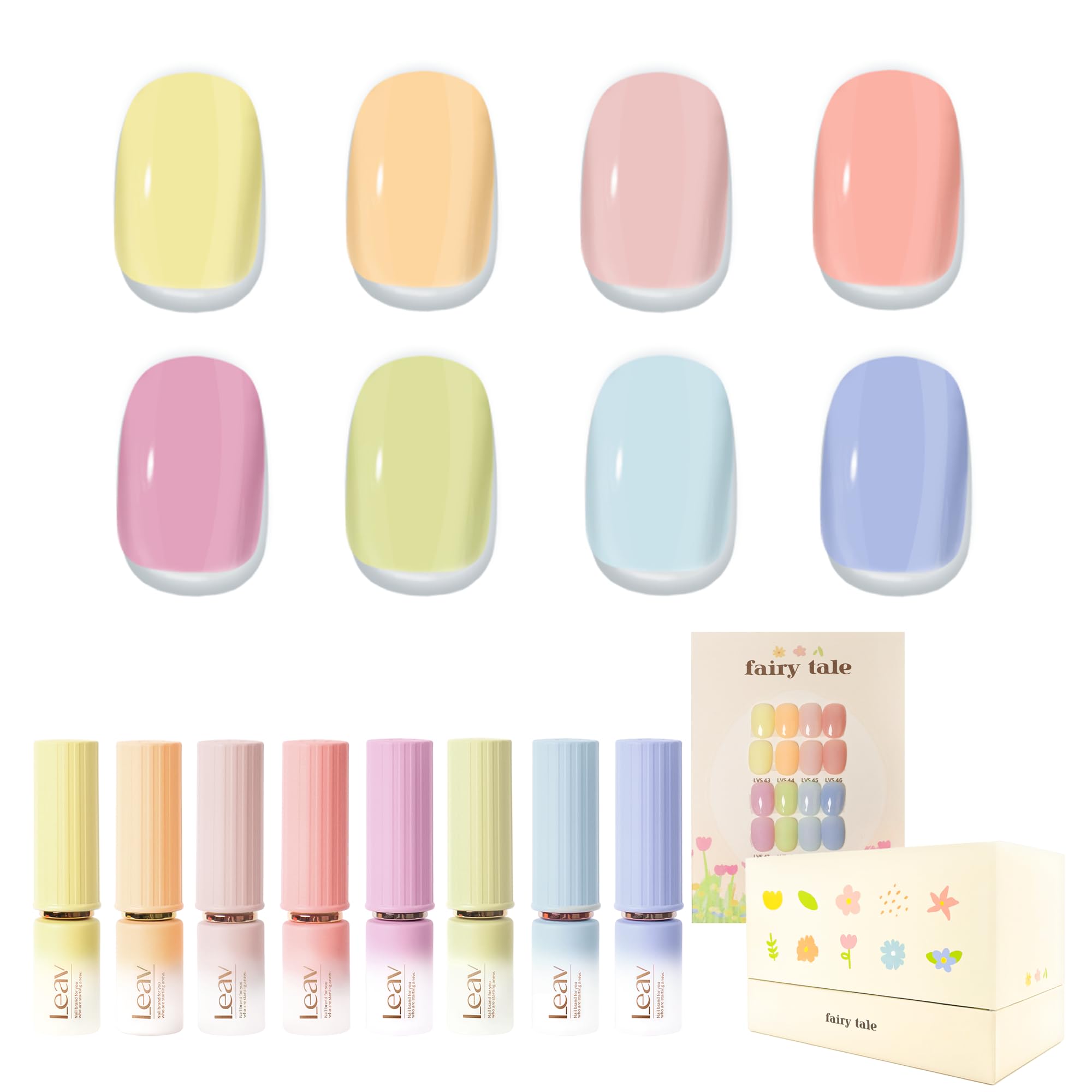 Amazon | Leavフェアリーテイルシロップジェル8カラーセット | Leav