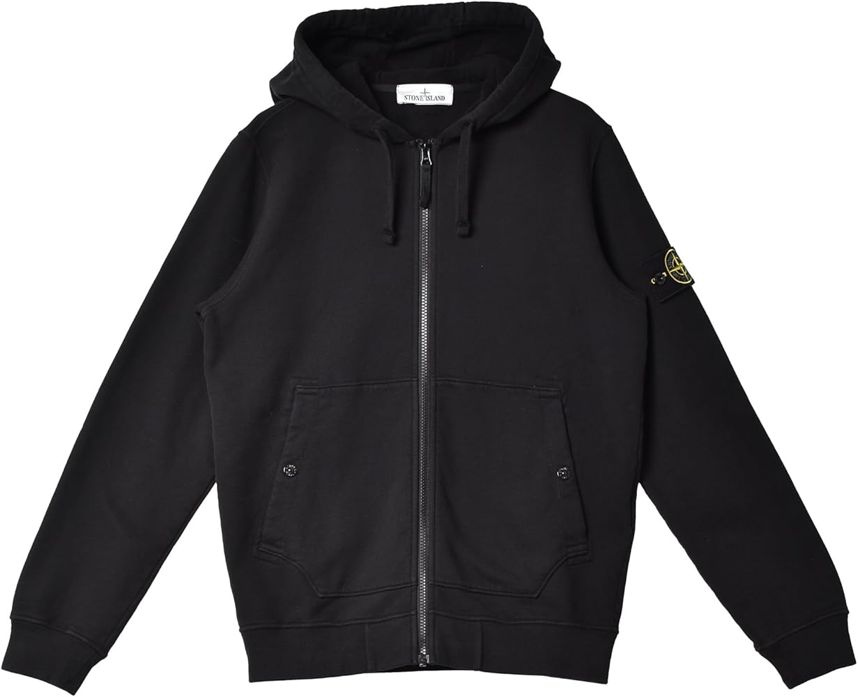 Amazon.co.jp: Stone Island 791561620 Men's Hoodie, Black, S