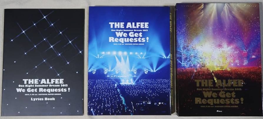 Amazon.co.jp: THE ALFEE「We Get Request」DVD2枚組 歌詞本付き 貴重