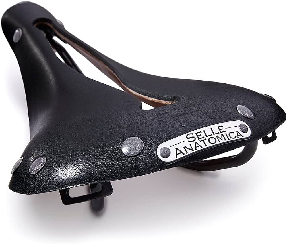 Amazon | Selle Anatomica H1 レザーバイクサドル 快適なレーシング用