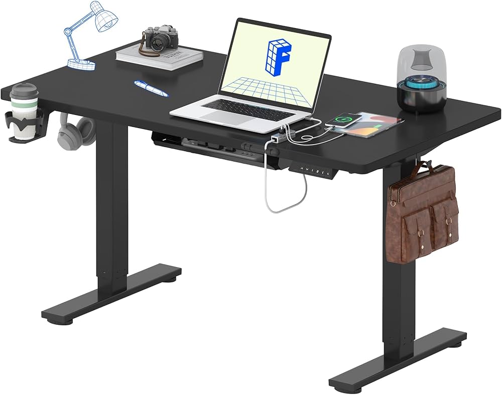 Amazon | FLEXISPOT 昇降デスク ローテーブル EF1 T 高さ48-72cm