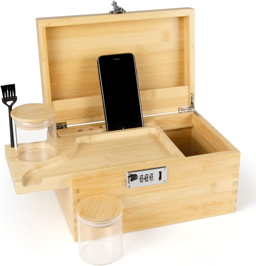 Amazon.com: Viking Factory Large Bamboo Storage Box with
