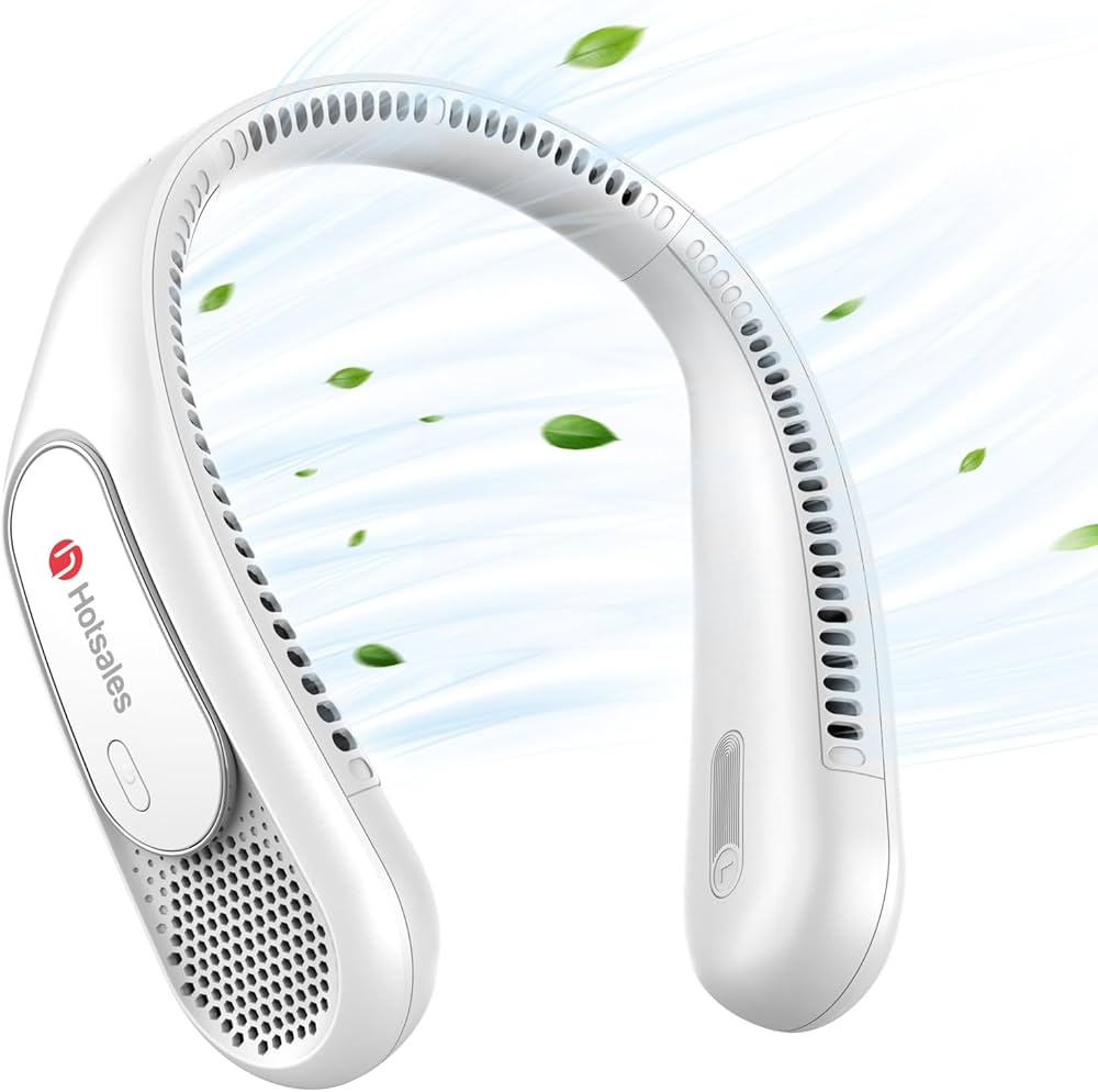 Hotsales Neck Fan, Hands Free Bladeless Neck Fans Portable