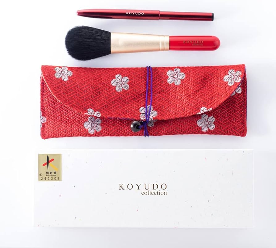 Amazon.co.jp: 晃祐堂 メイクブラシ おりづるセット 熊野筆 KOYUDO