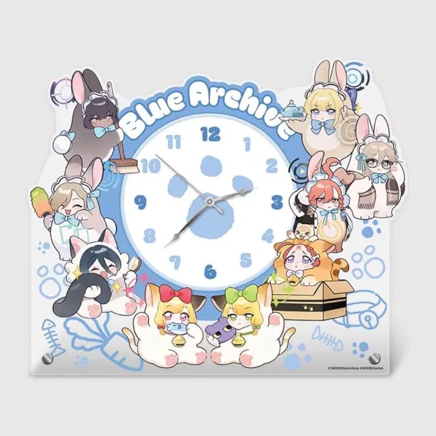 Amazon.co.jp: ブルアカ ブルアカ アニプラス アクリル時計CC ゲーム