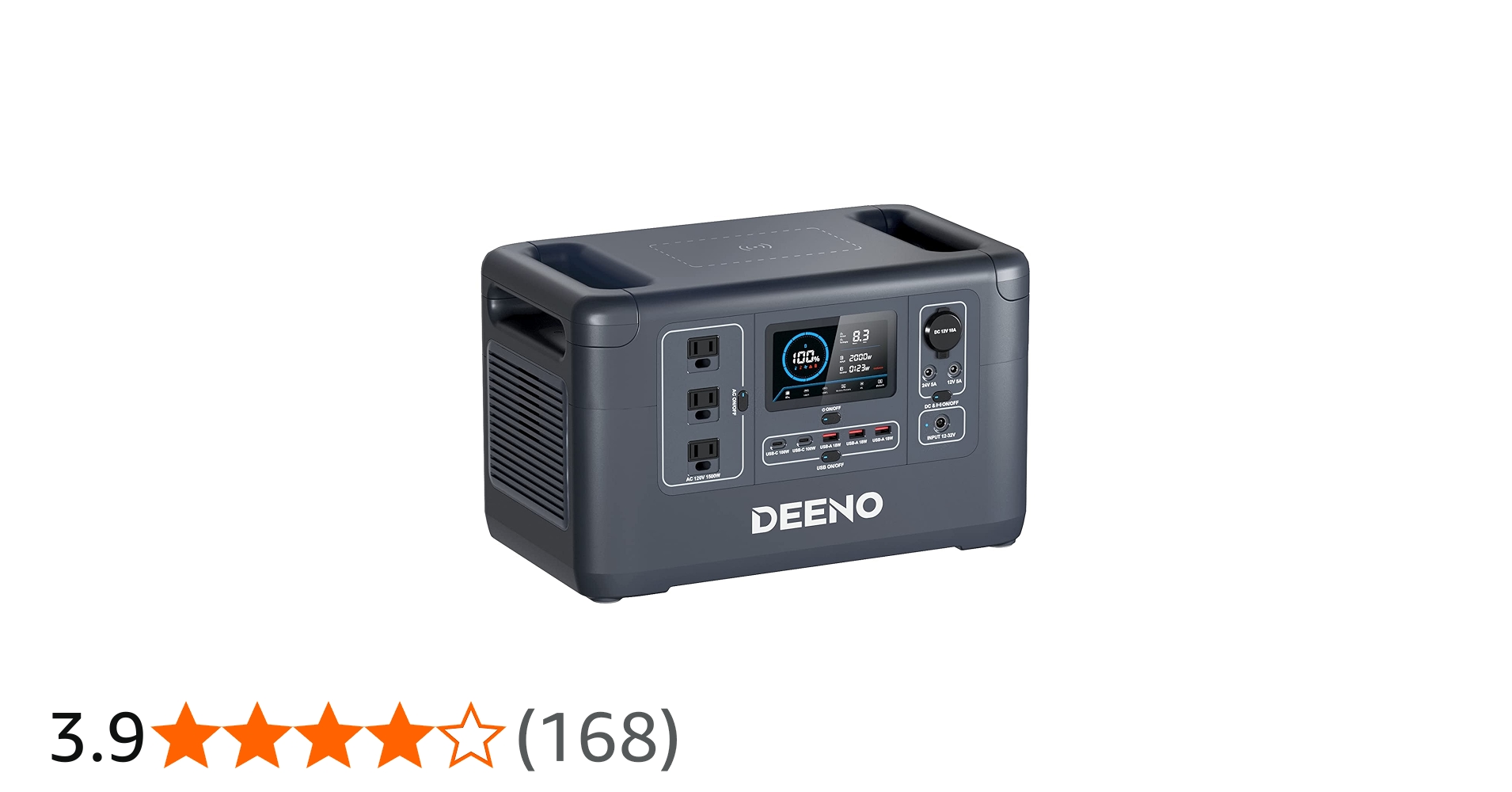 Amazon.co.jp: Deeno ポータブル電源 X1500 1500W (瞬間最大3000W) 大