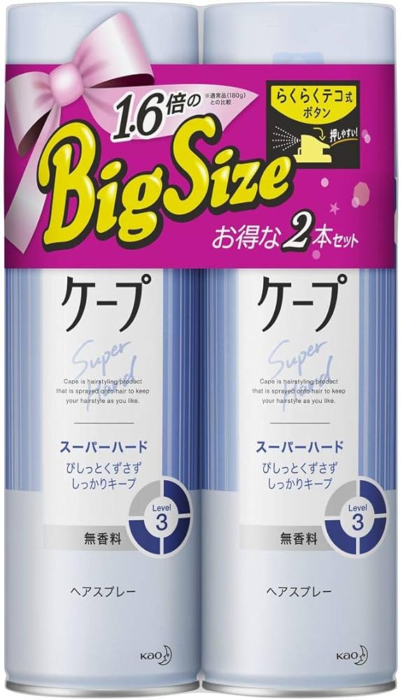 Amazon | ケープ 【まとめ買い】スーパーハード 無香料 特大 300g×2個