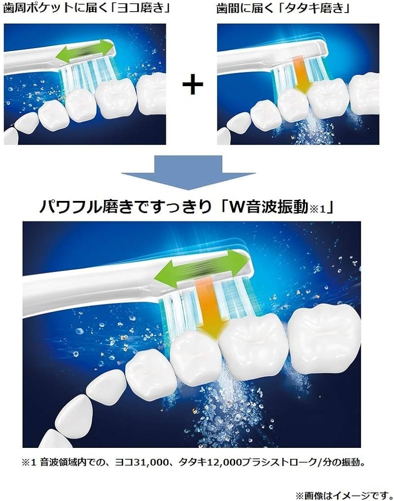 Amazon.co.jp: パナソニック 電動歯ブラシ ドルツ ピンク EW-CDP52-P