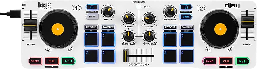 Amazon.com: Hercules DJControl Mix Bluetooth Wireless DJ