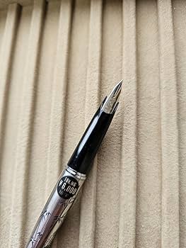 Amazon | PLATINUM プラチナ万年筆 雉 竹 彫刻 18K WG 旧型 レトロ