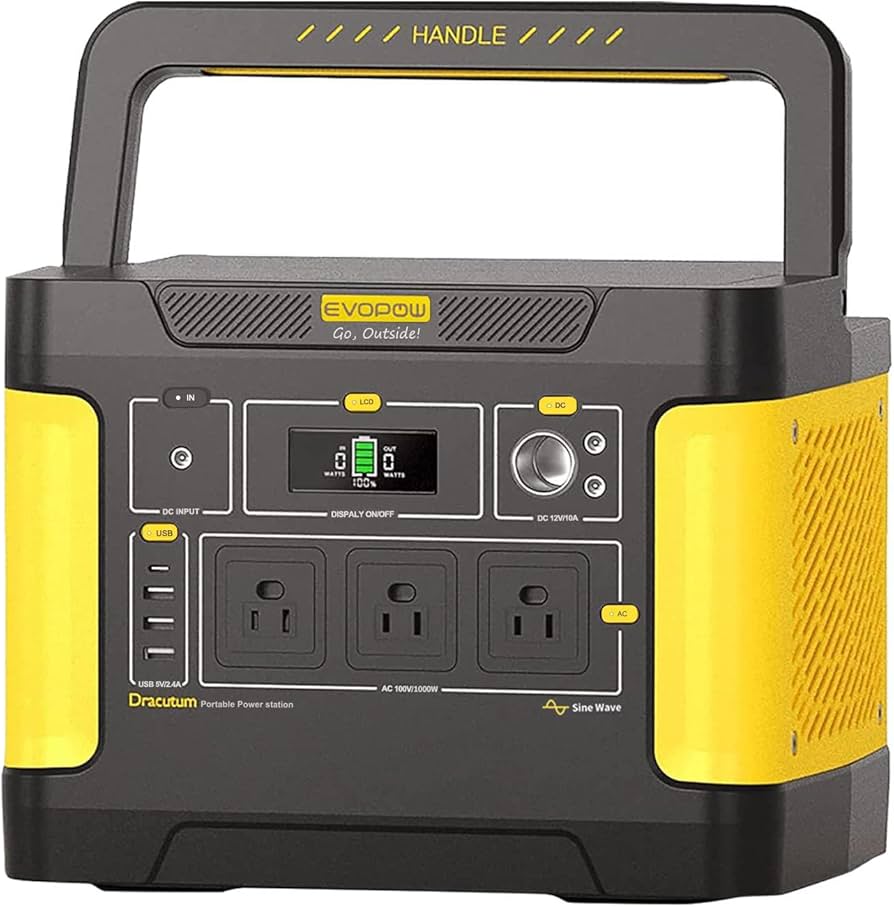Amazon.co.jp: Evopow ポータブル電源 1024Wh リン酸鉄 大容量 出力