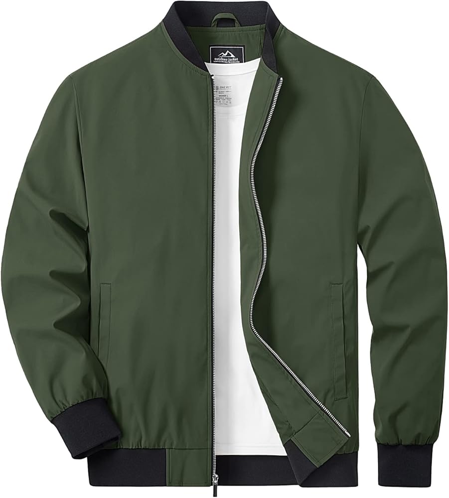 Amazon | [TACVASEN] 野球ジャケット メンズ ランニングウェア 定番