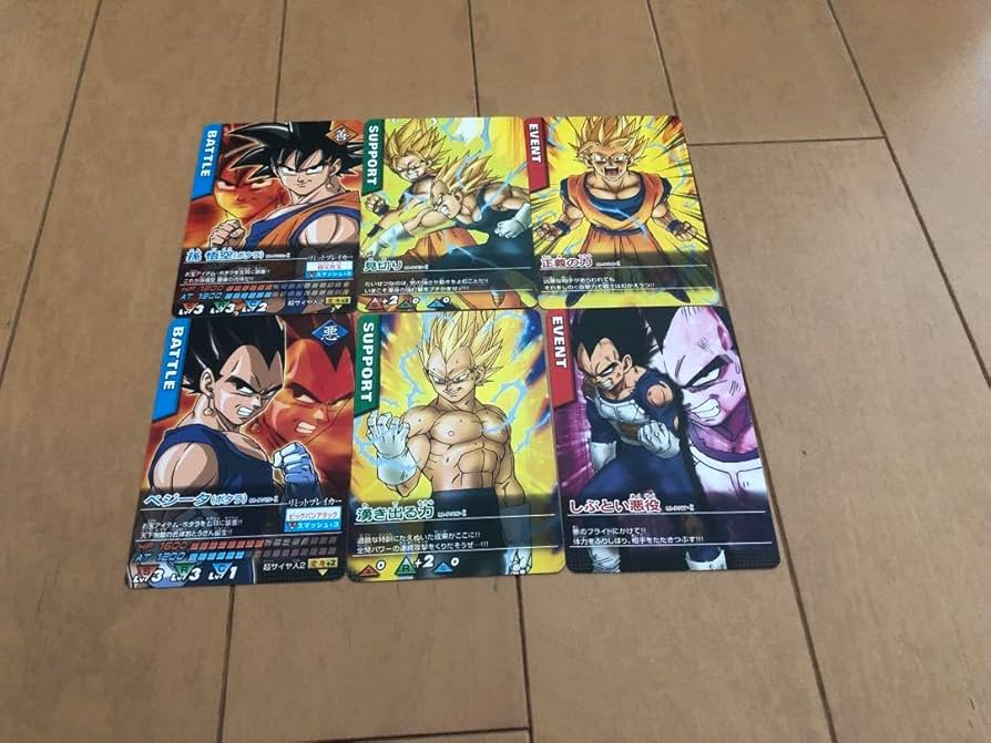 Amazon.co.jp: ドラゴンボ ールカード 悟空 ポタラ +ベジータ ポタラ