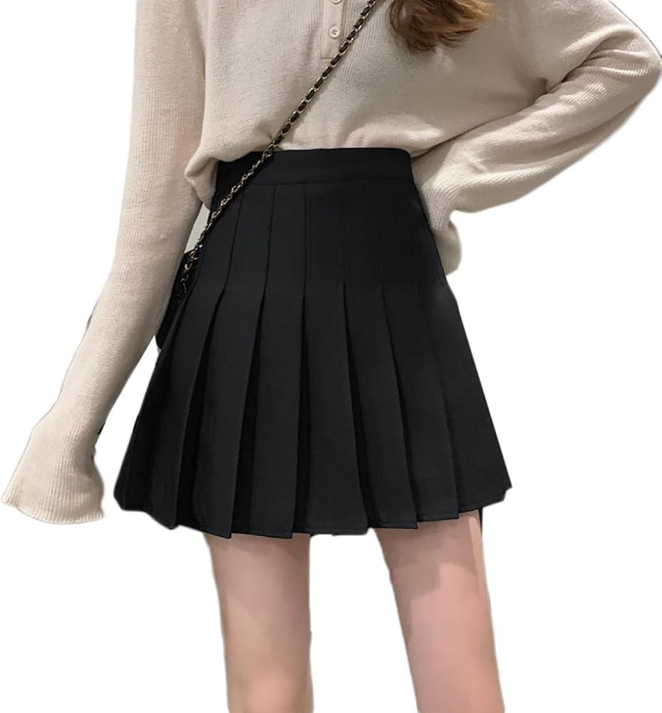 Amazon.co.jp: [THLD] プリーツスカート ミニスカート 制服 スカート
