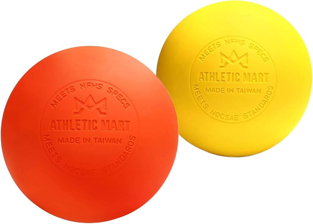 Amazon.co.jp: ATHLETIC MART マッサージボール 2個 ラクロスボール