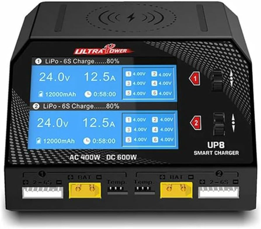 Amazon.com: Ultra Power-Up8 Ac 400w / Dc 600w 16a X2 Dual Channel