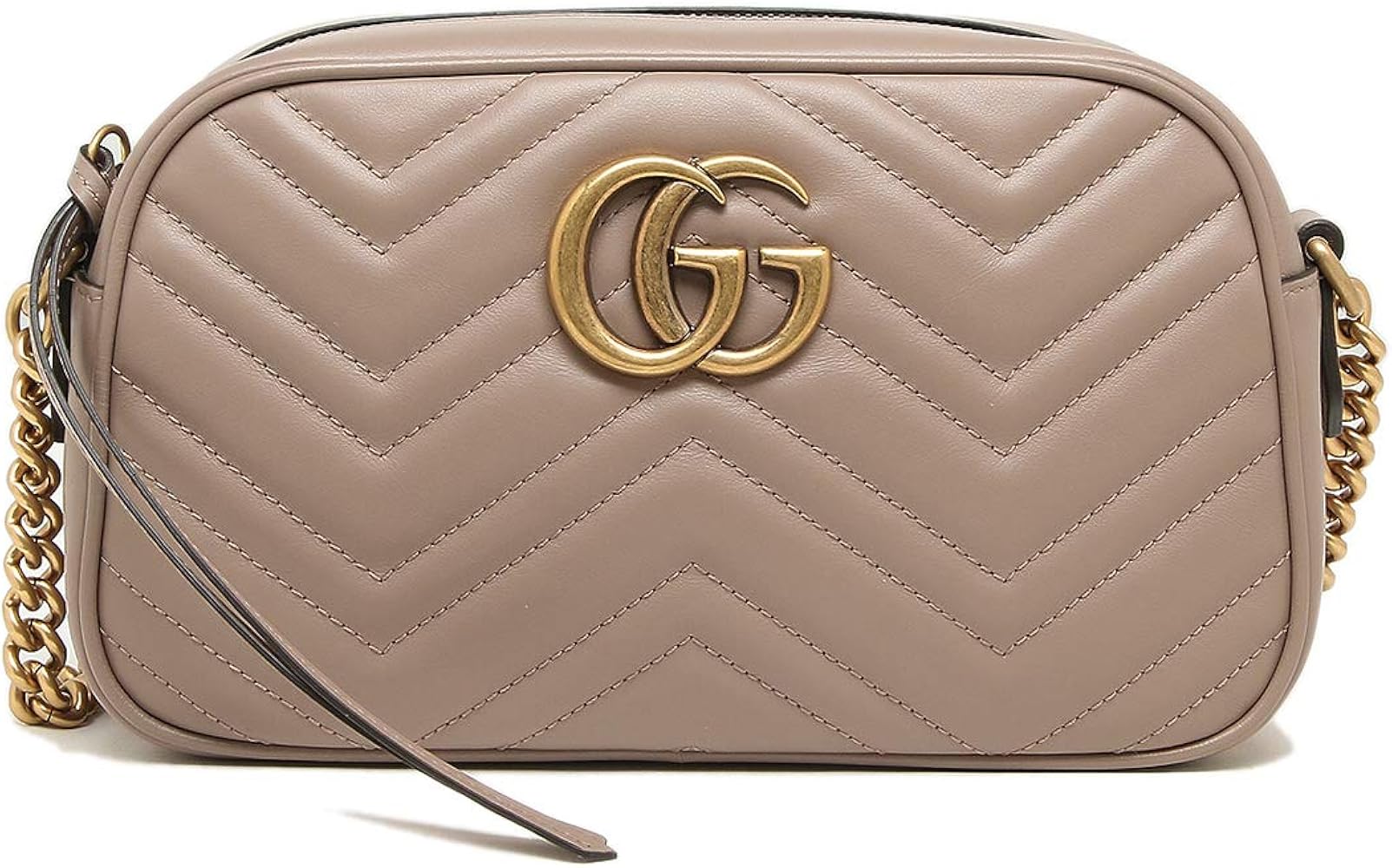Amazon | グッチ ショルダーバッグ GGマーモント ベージュ 447632