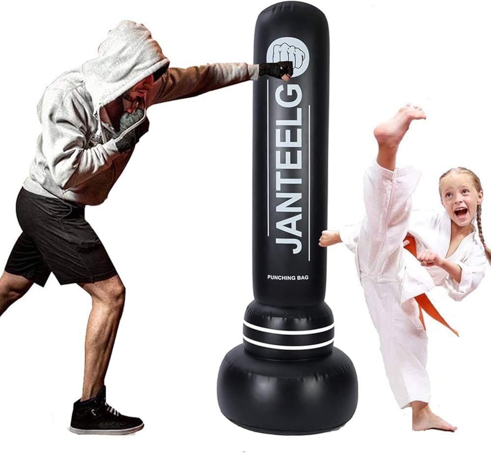 Amazon | サンドバッグ 大人用 180cm JanTeelGO インフレータブル