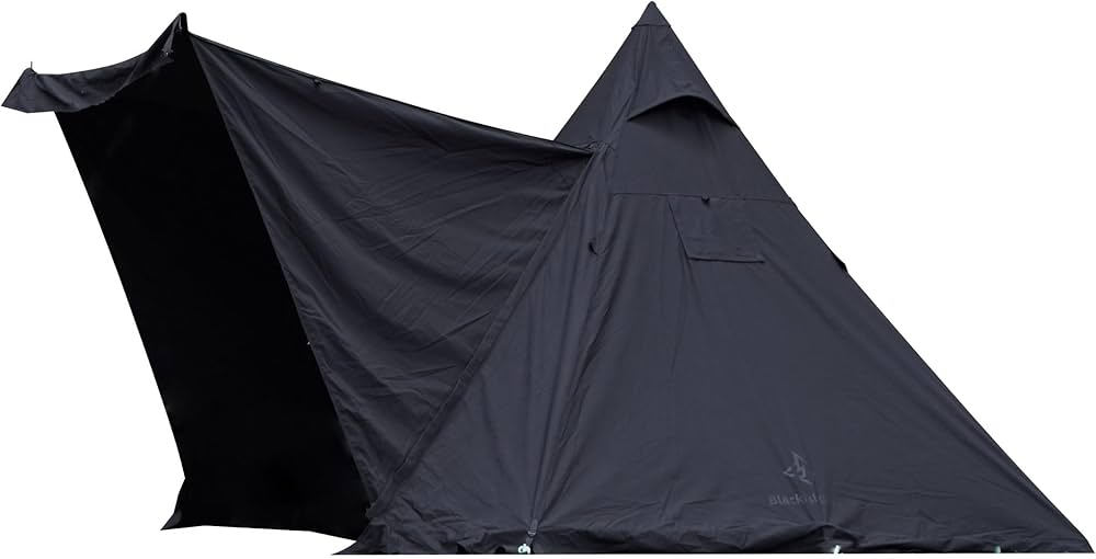 Amazon | BlackishGear ワンポールテント TC ポリコットン ブラック
