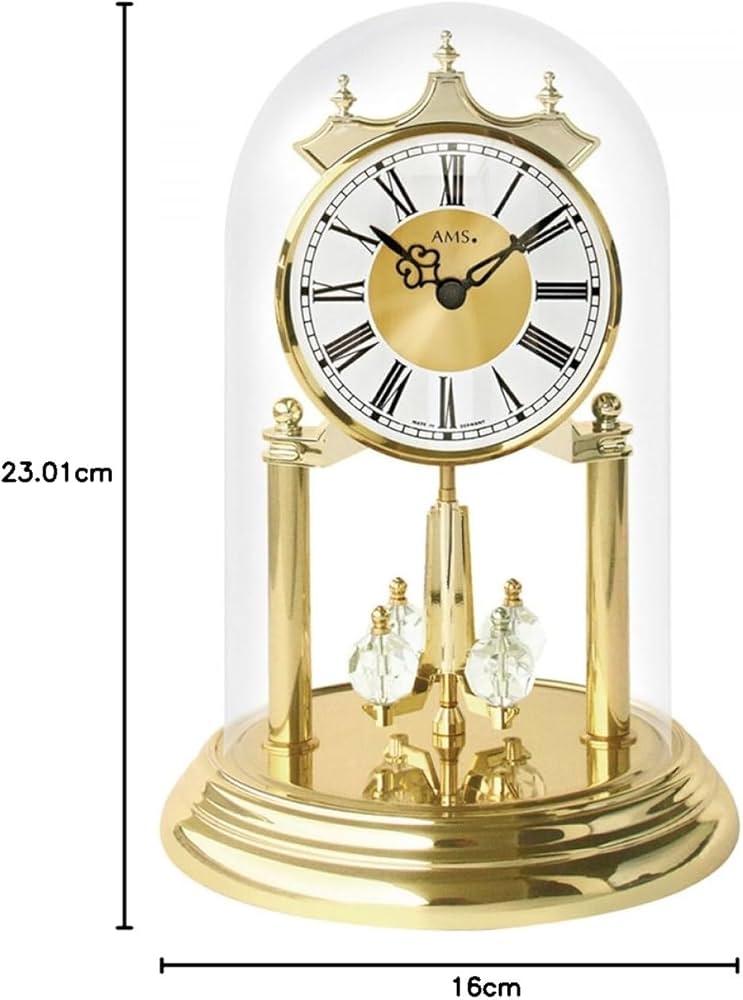 Amazon.co.jp: 回転振り子置時計 クォーツ式 AMS社 AM J1202 : ホーム