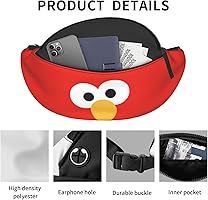 Amazon | [QWACK] ウエストバッグ セサミストリート エルモ 大容量