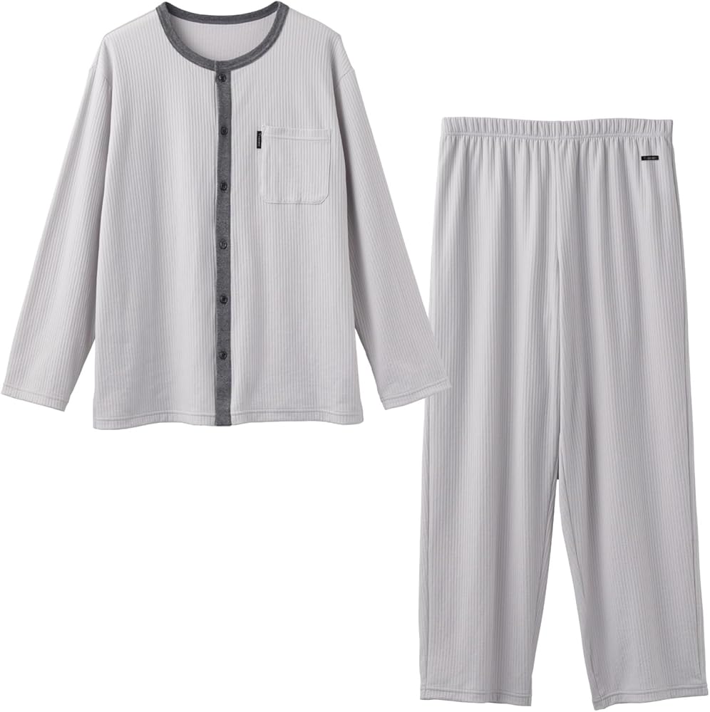 Amazon | [ベネクス] リカバリーパジャマ ニットサッカー メンズ