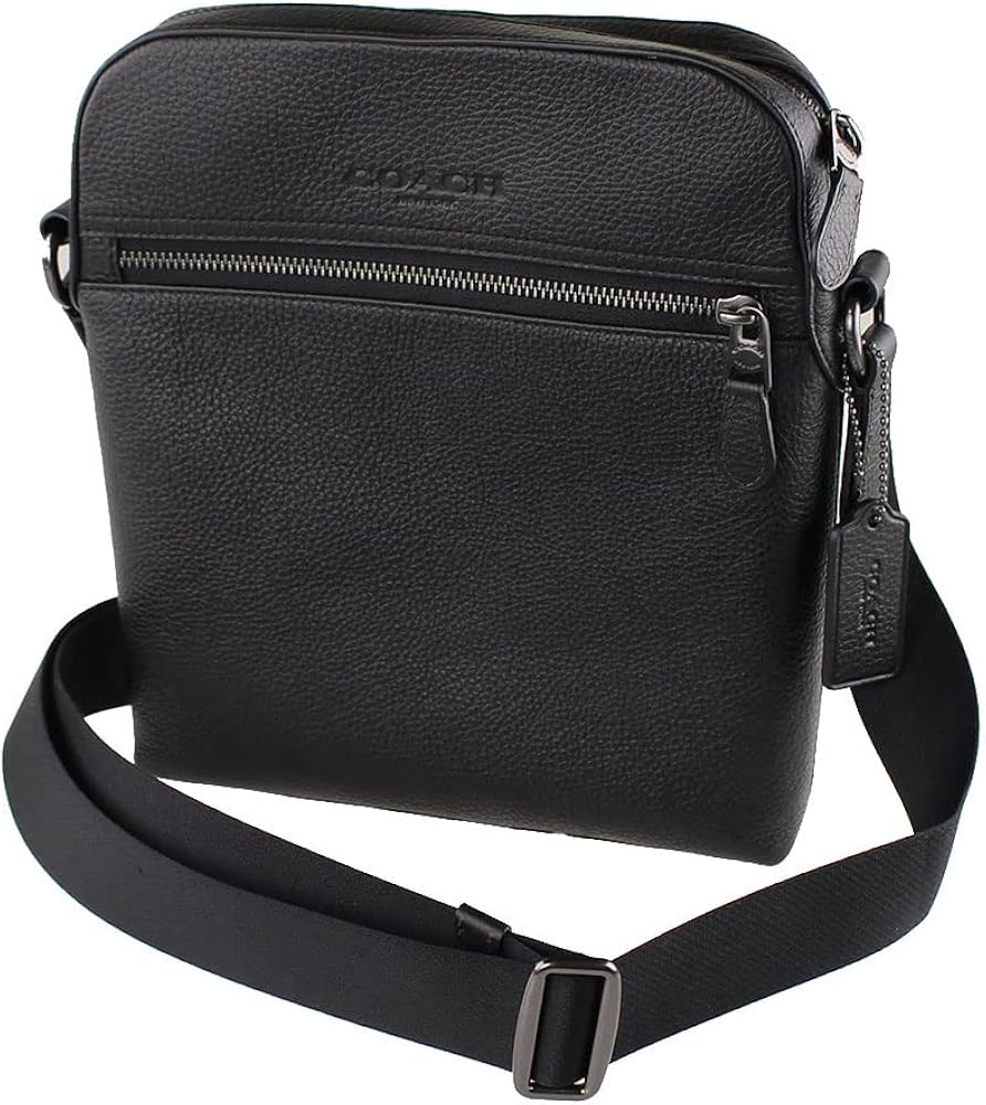 Amazon | [コーチ] メンズ ショルダーバッグ ブラック系 4011 qb/bk