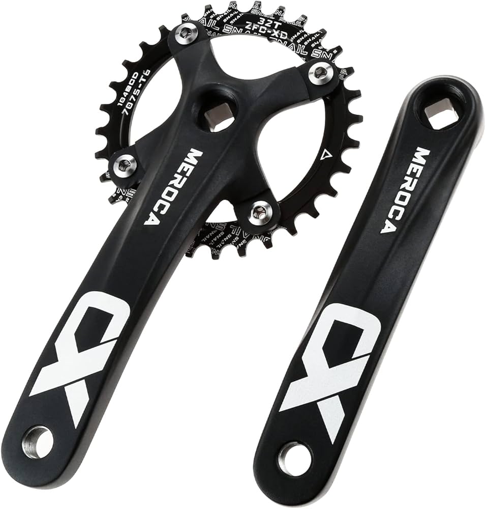 Amazon | 自転車クランク 自転車クランクセット スクエアテーパー