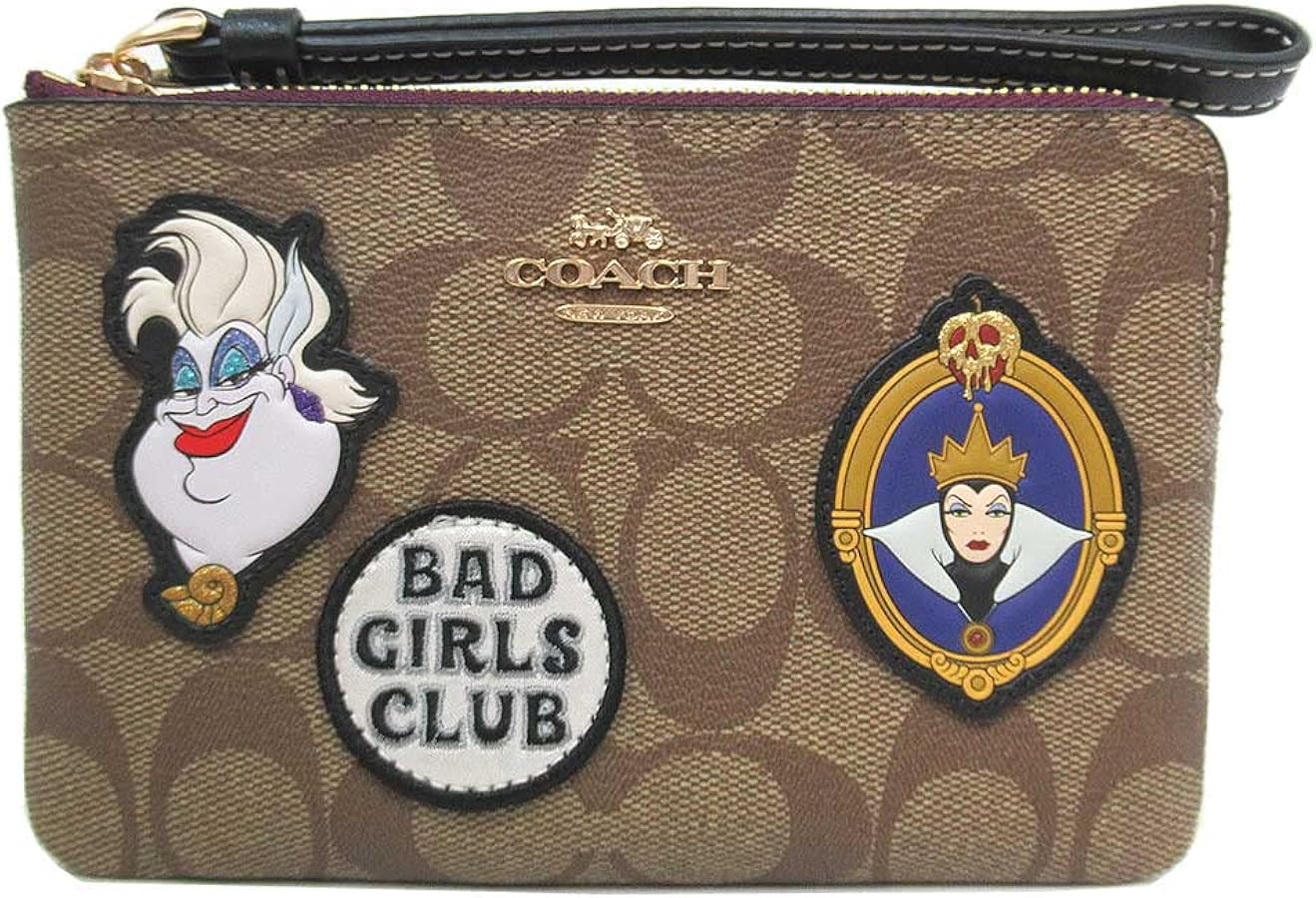 Amazon | コーチ ポーチ COACH ディズニー×コーチ ヴィランズ モチーフ